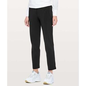 Lululemon Athletica Medium Rise On The Move Pant in Black‎ Women's Size 8